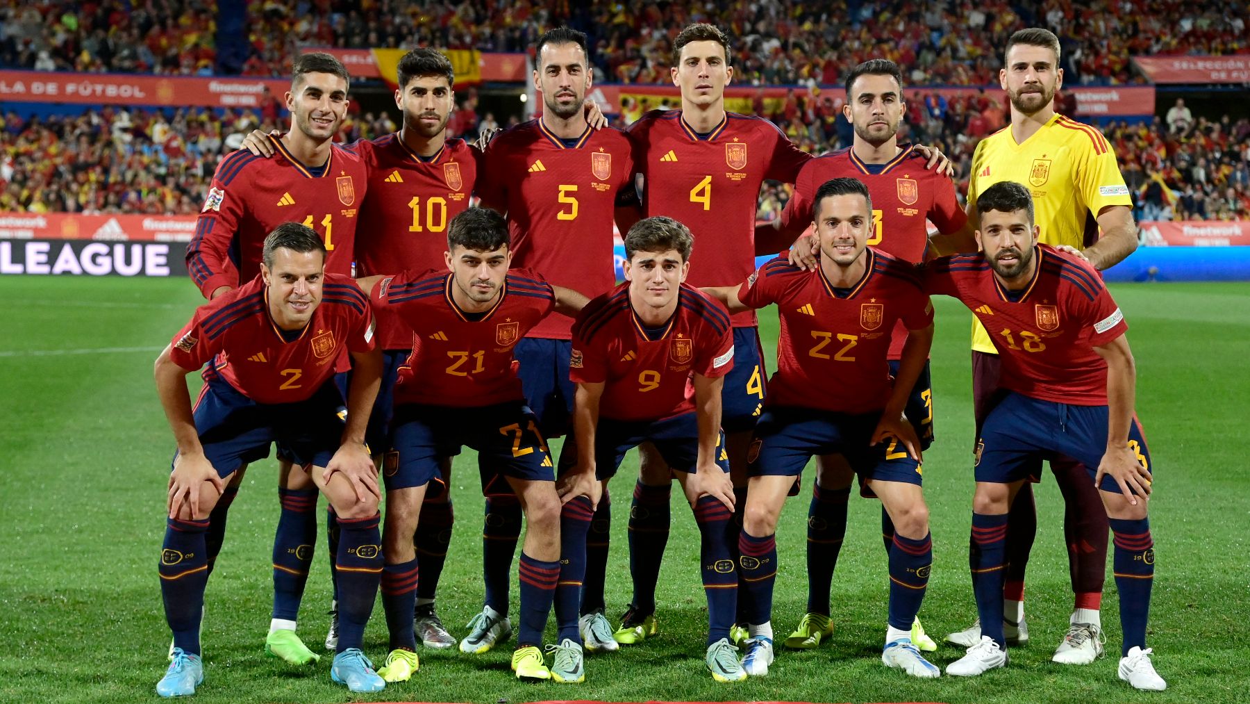 Jugadores de la selección española de fútbol