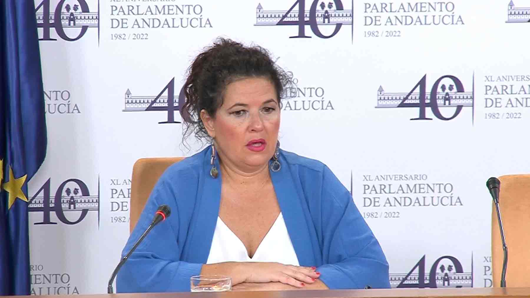 Maribel Mora, portavoz de Adelante Andalucía.