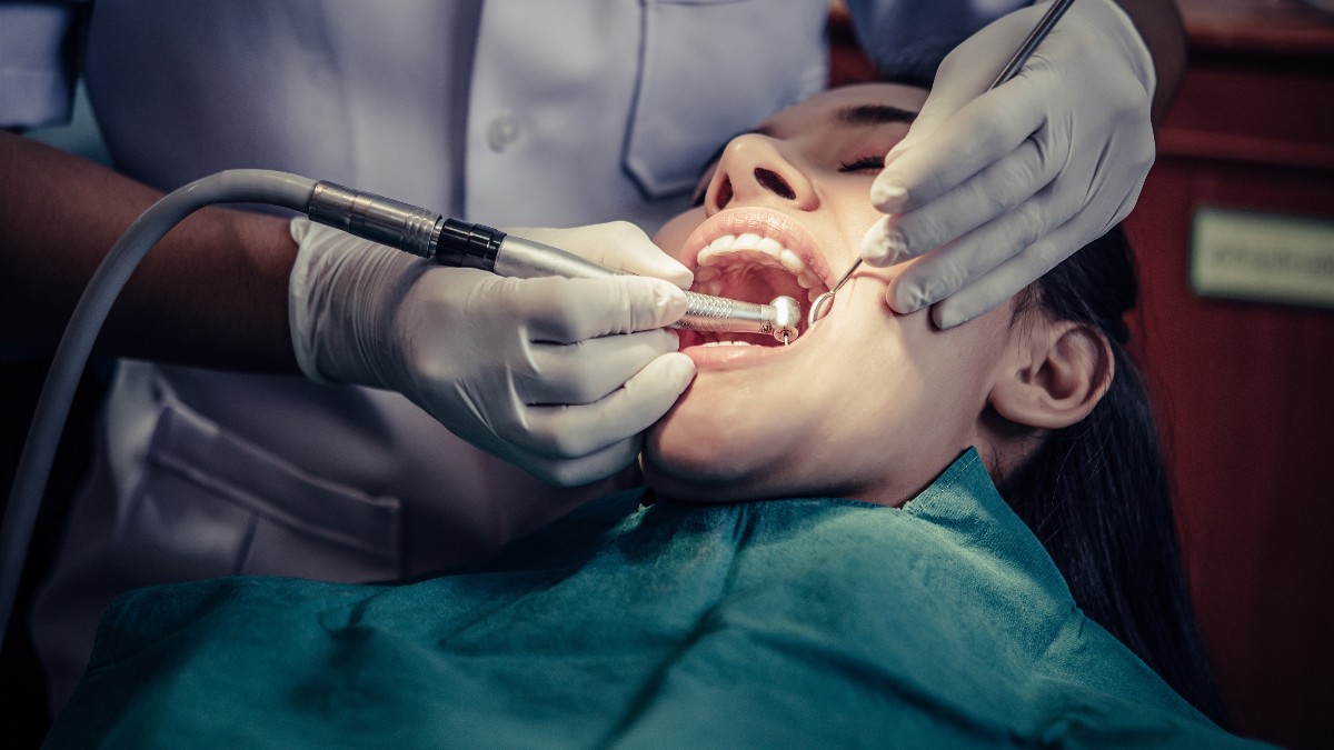 Paciente en el dentista.