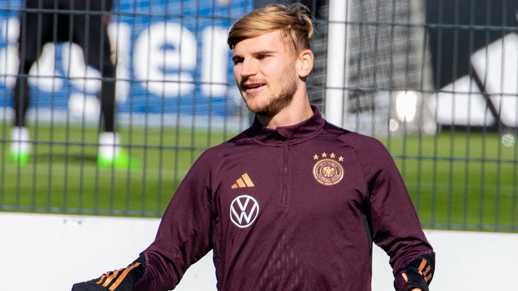 Timo Werner con la selección alemana. (AFP)