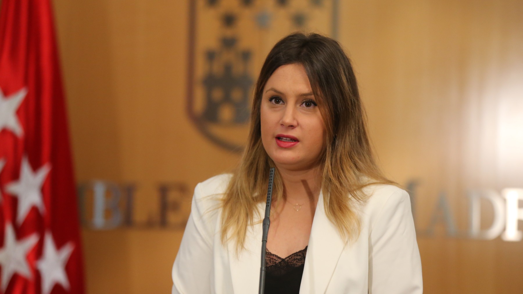 La candidata de Podemos a la Comunidad de Madrid, Alejandra Jacinto.
