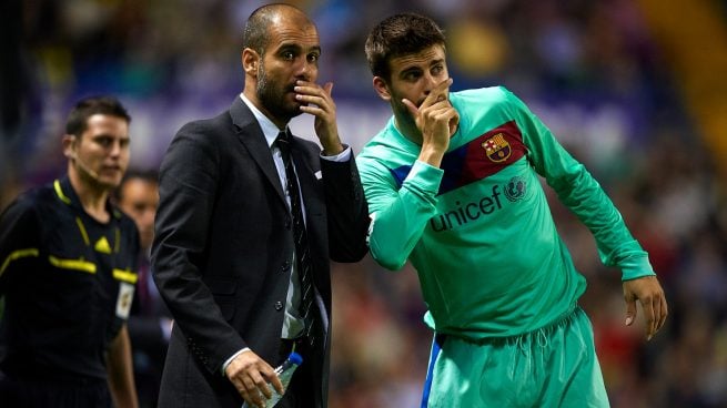 La inesperada frase de Guardiola a Piqué