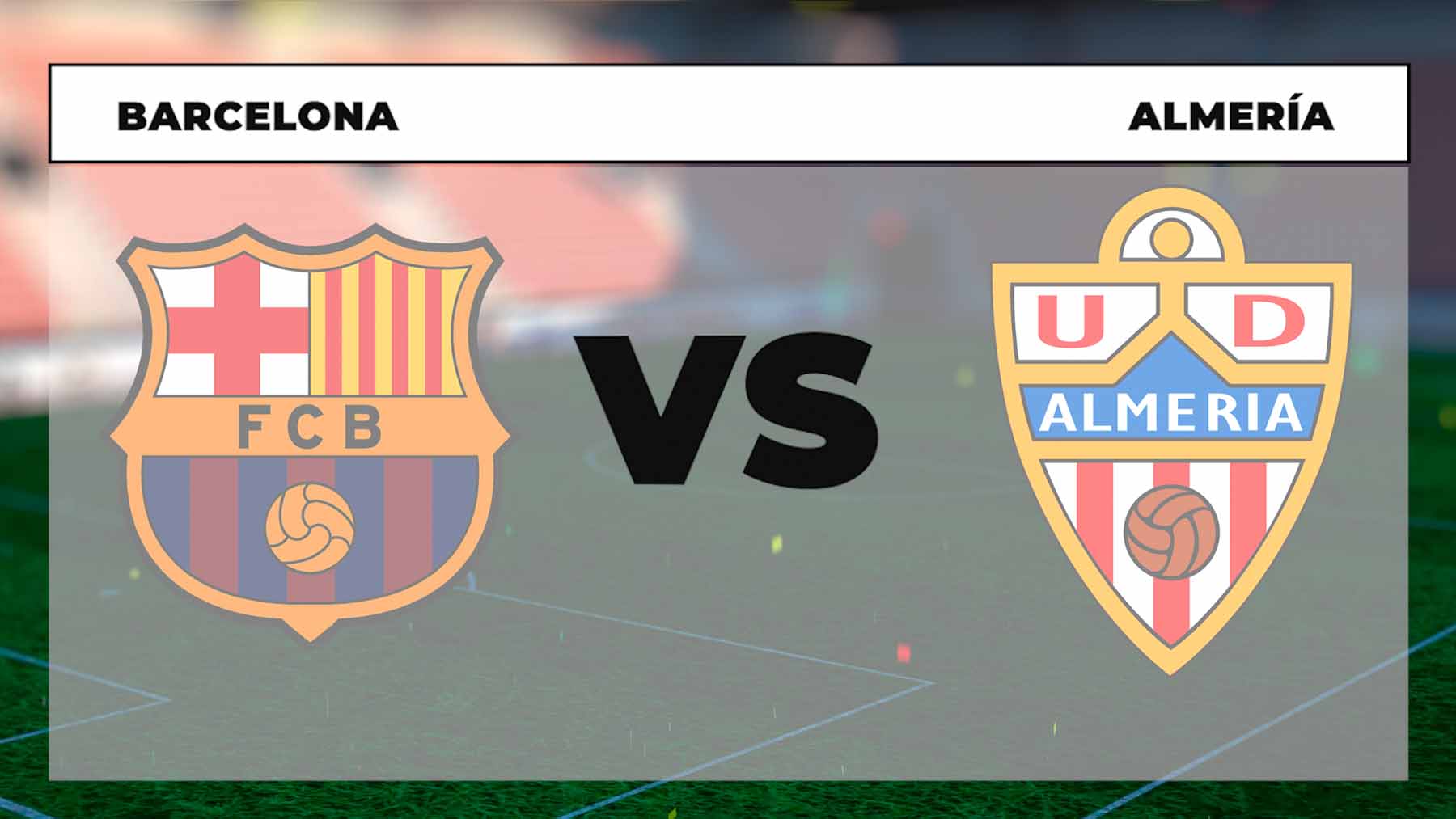 Horario del Barcelona – Almería y dónde ver por TV y online gratis el partido de fútbol hoy.