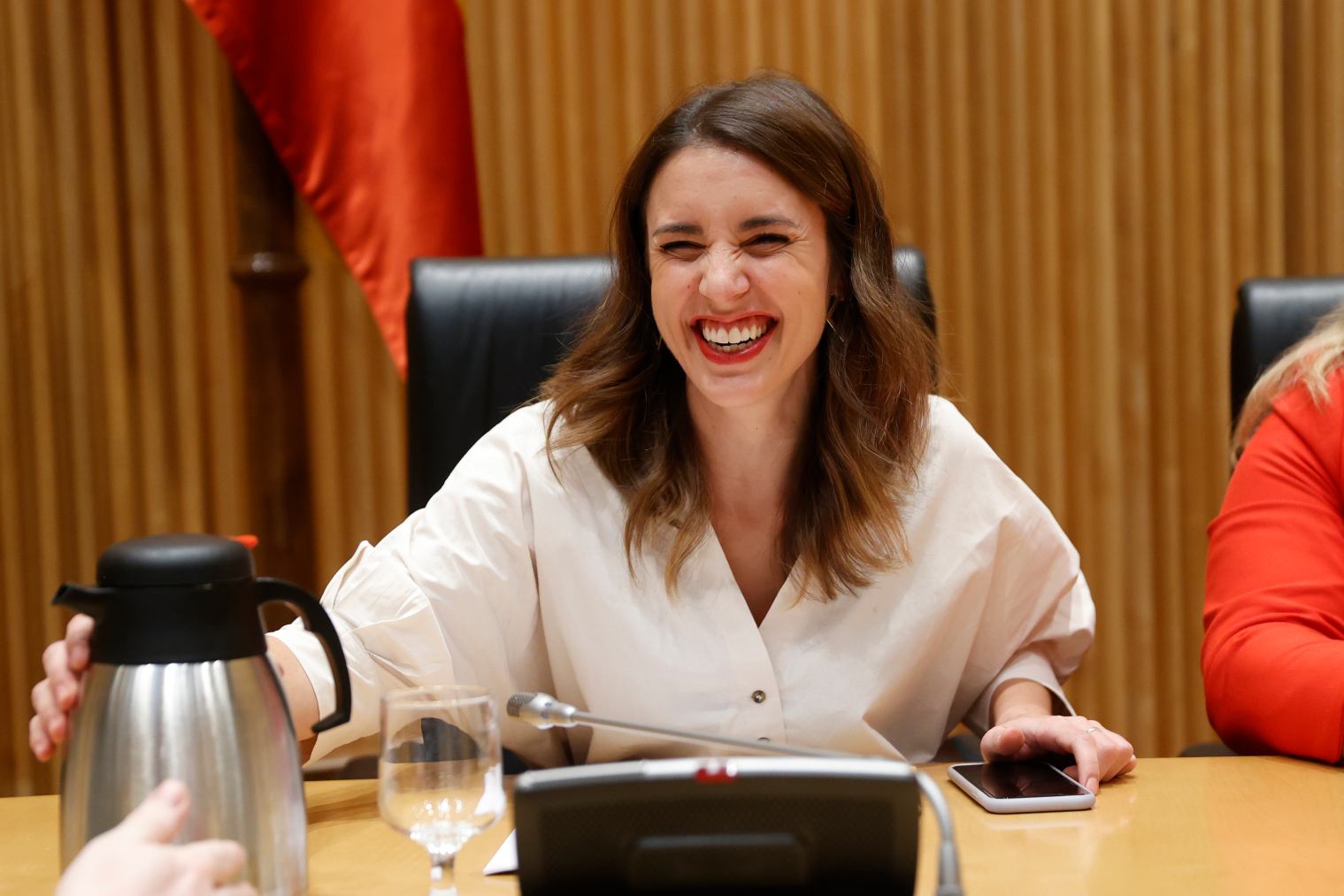 La ministra de Igualdad, Irene Montero, en el Congreso.