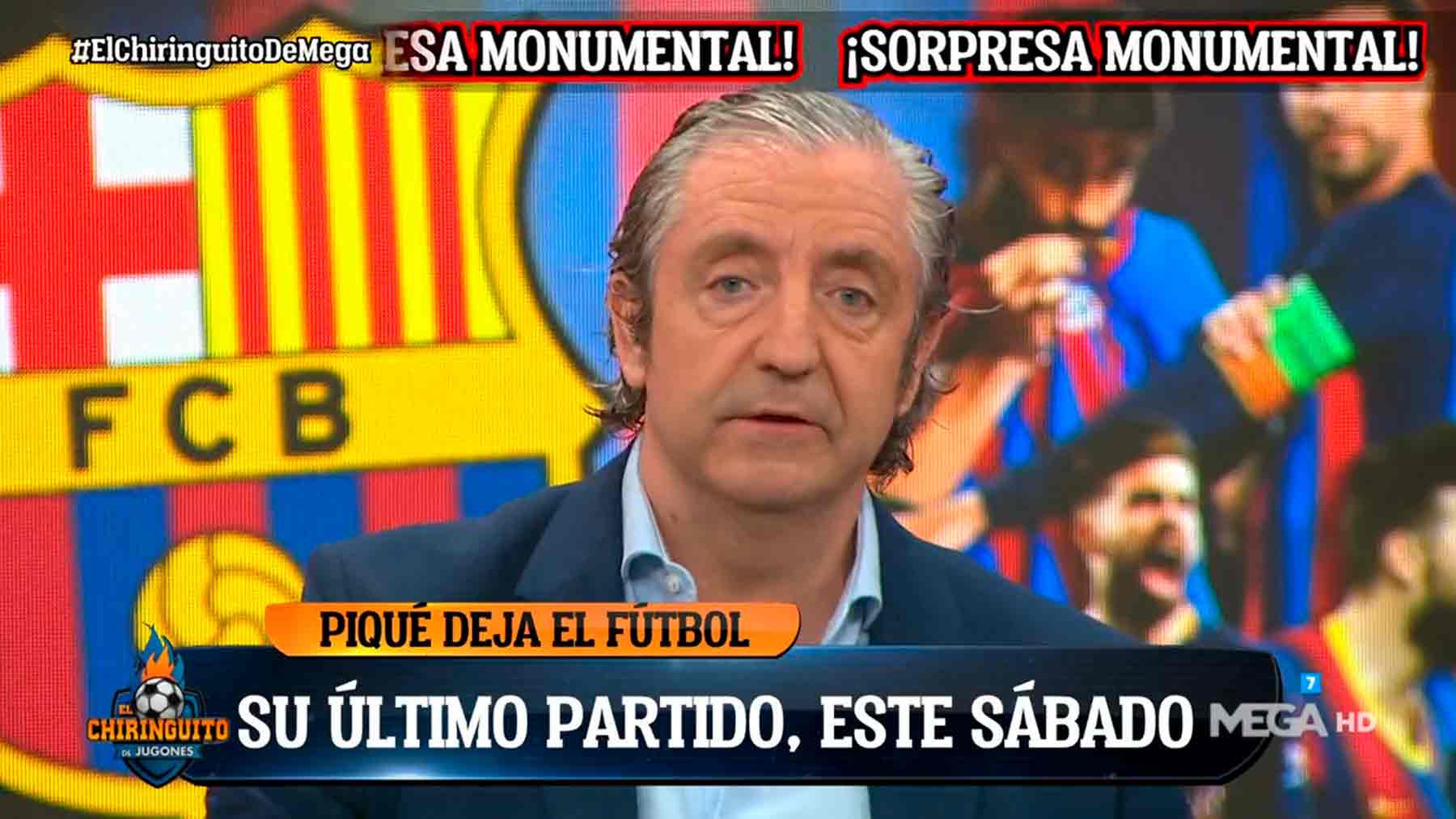 Josep Pedrerol no se corta un pelo y habla así de la retirada de Piqué