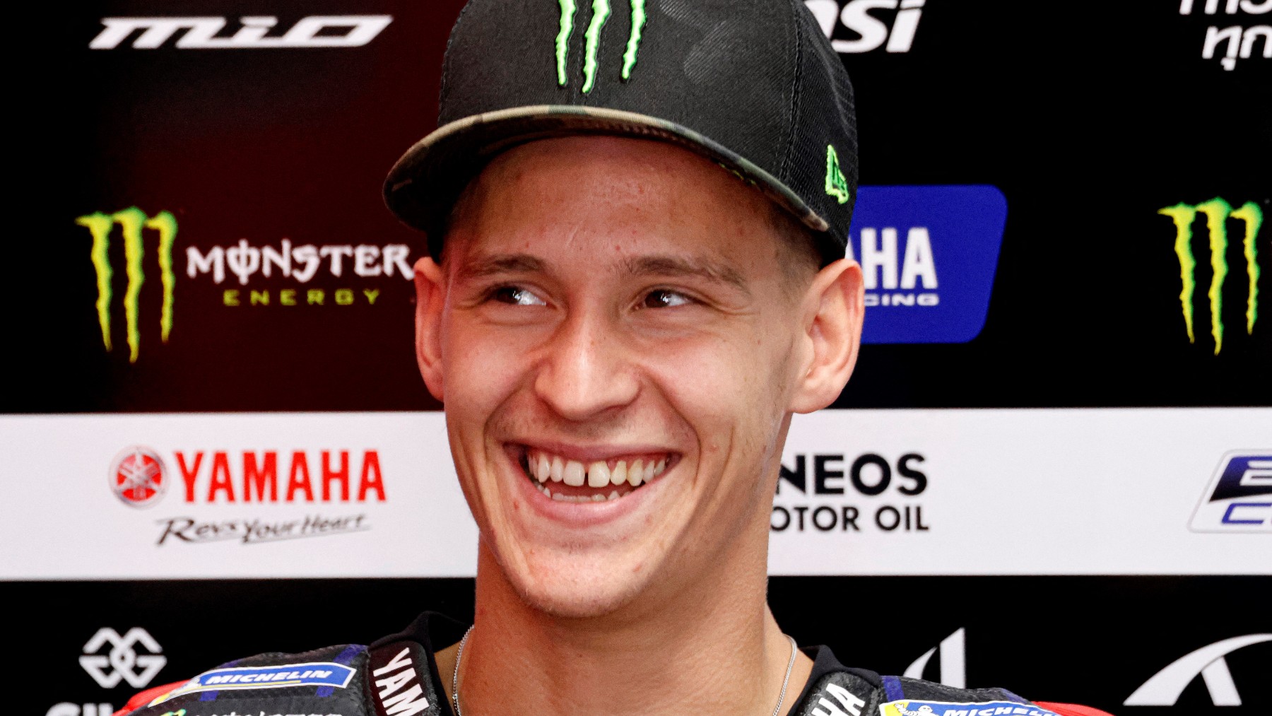 Fabio Quartararo, durante el GP de la Comunidad Valenciana de MotoGP. (AFP)