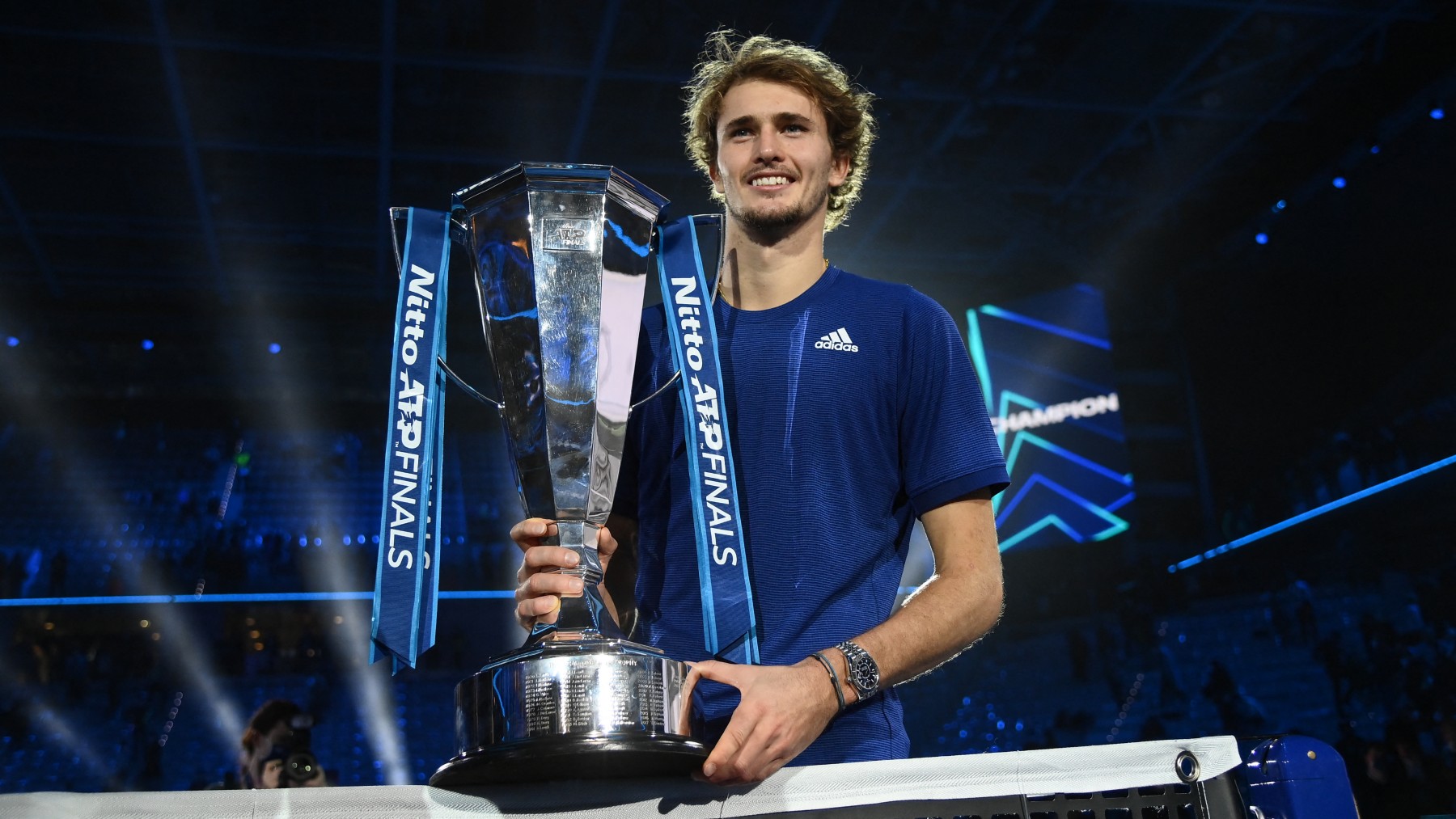 Alexander Zverev, último campeón en el palmarés de las ATP Finals. (AFP)