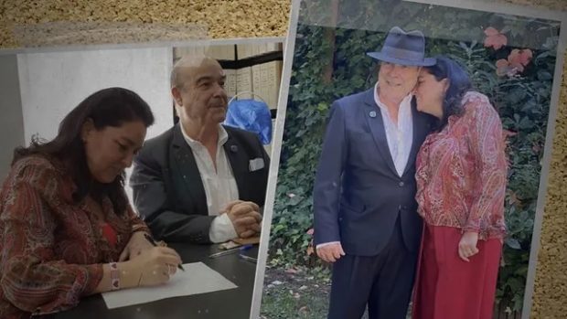 Así fue la boda de Antonio Resines y su mujer