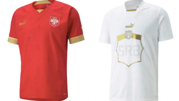 Segunda Camiseta Serbia Jugador Vanja 2022