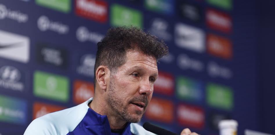 Simeone, en la rueda de prensa de hoy