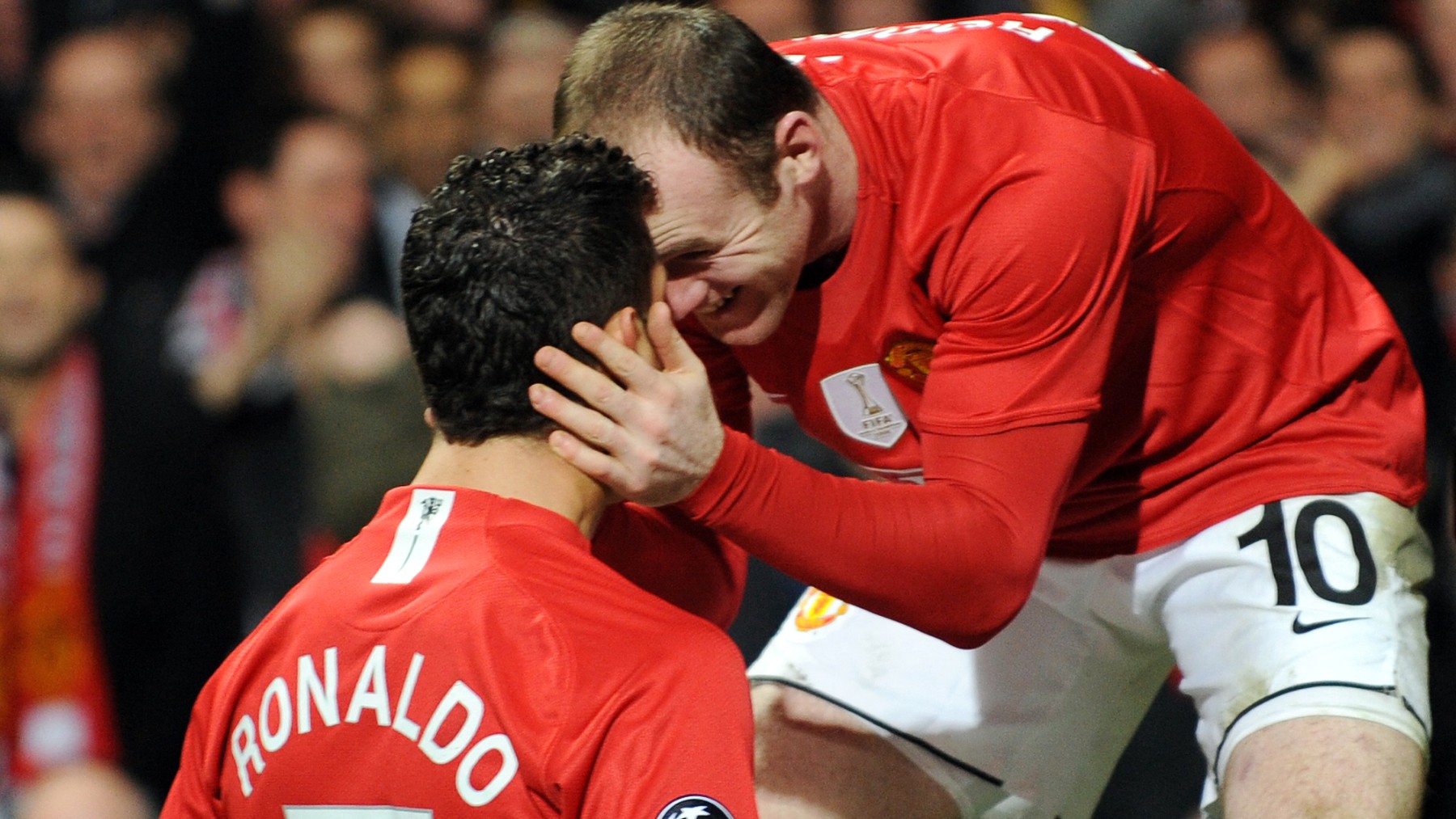 Rooney y Cristiano juntos en su etapa en el United (AFP)