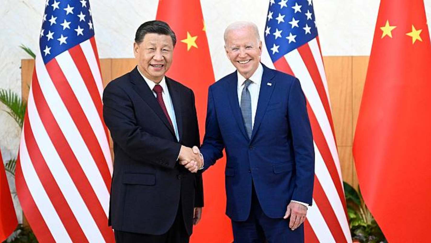 El presidente de China, Xi Jinping, y su homólogo estadounidense, Joe Biden