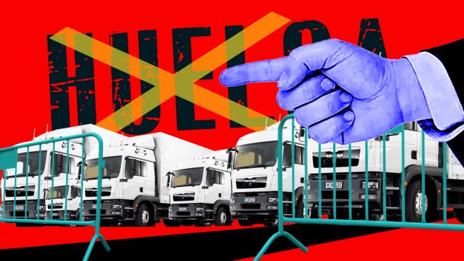 camioneros huelga