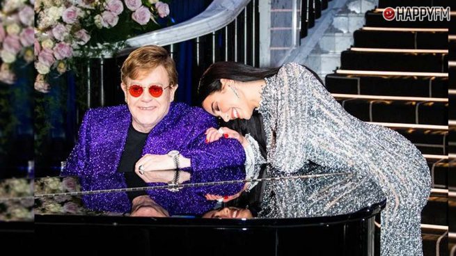 Elton John y Dua Lipa.