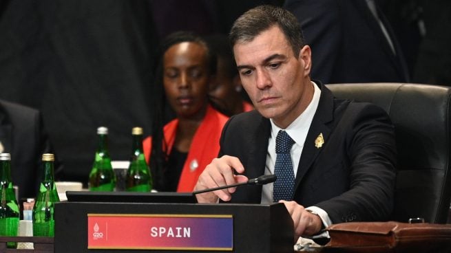 Sánchez, durante su intervención en el G20 de Bali