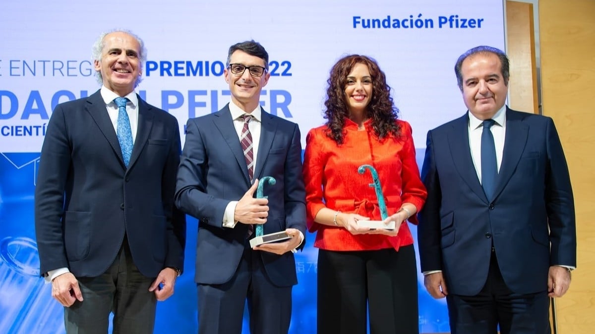 Foto entrega Premios Innovación Científica 2022 de la Fundación Pfizer.