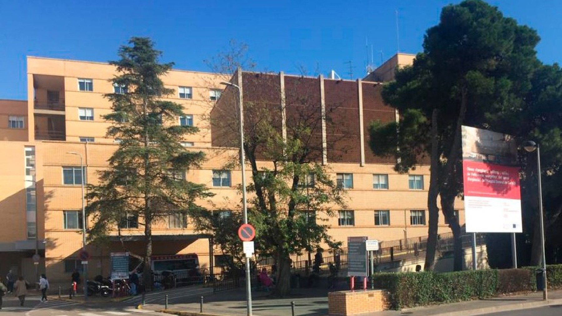 Fachada del Hospital General de Castellón.