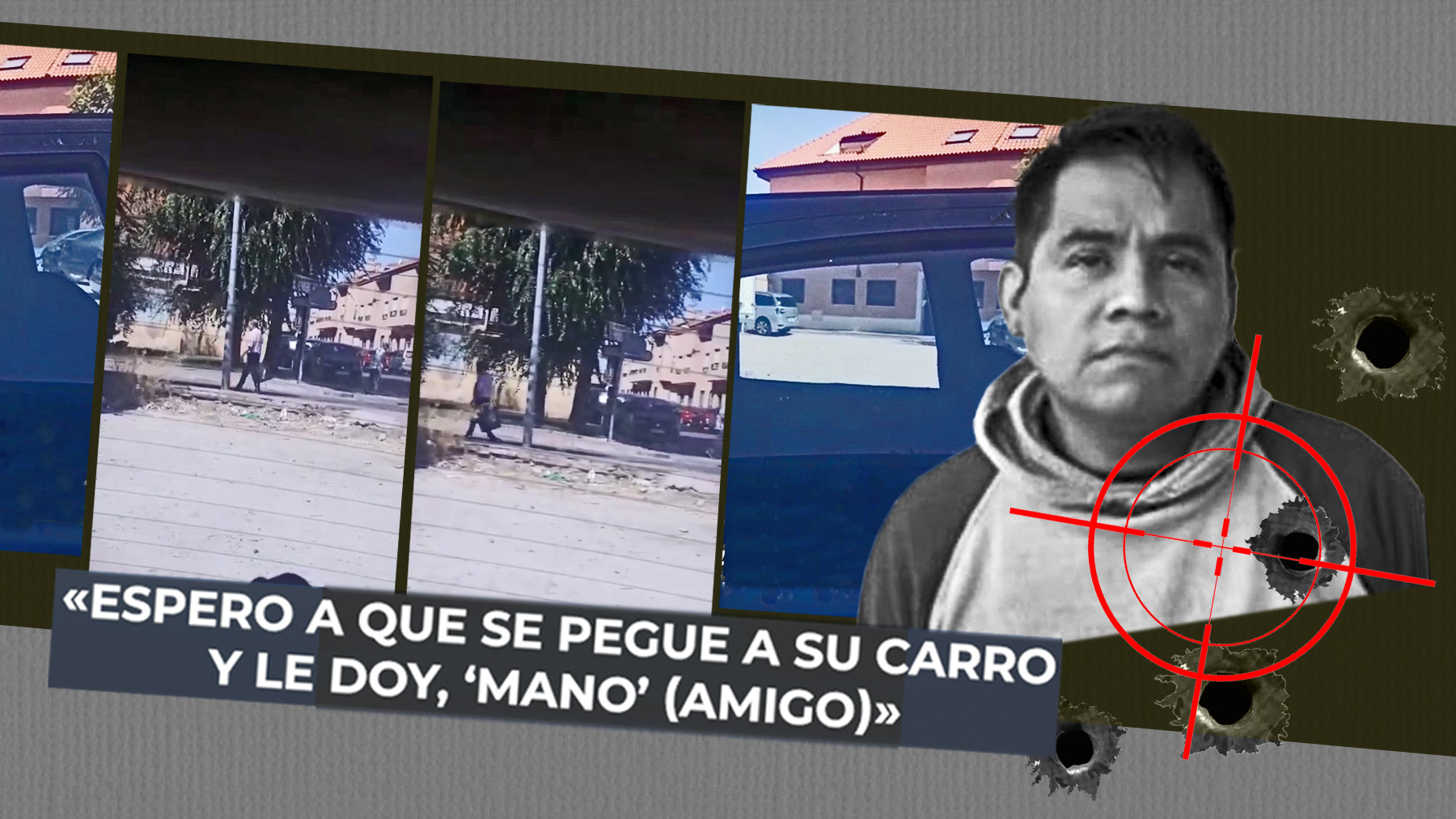 Partes del video que grabó el sicario que mató al Loco Aroni.