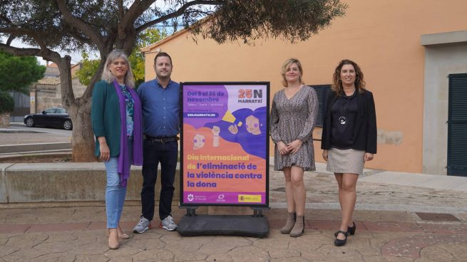 Presentación del programa de actos contra la violencia de género en Marratxí.