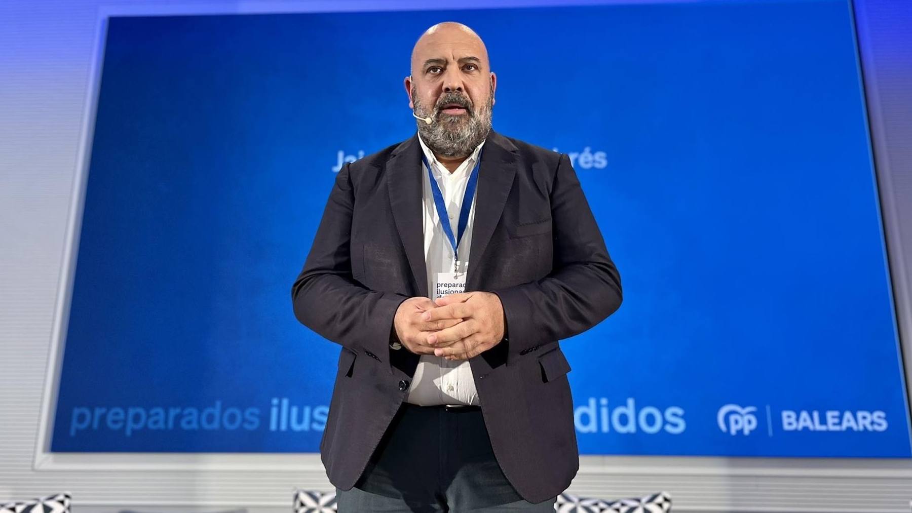 El presidente y candidato del PP a la Alcaldía de Palma, Jaime Martínez.