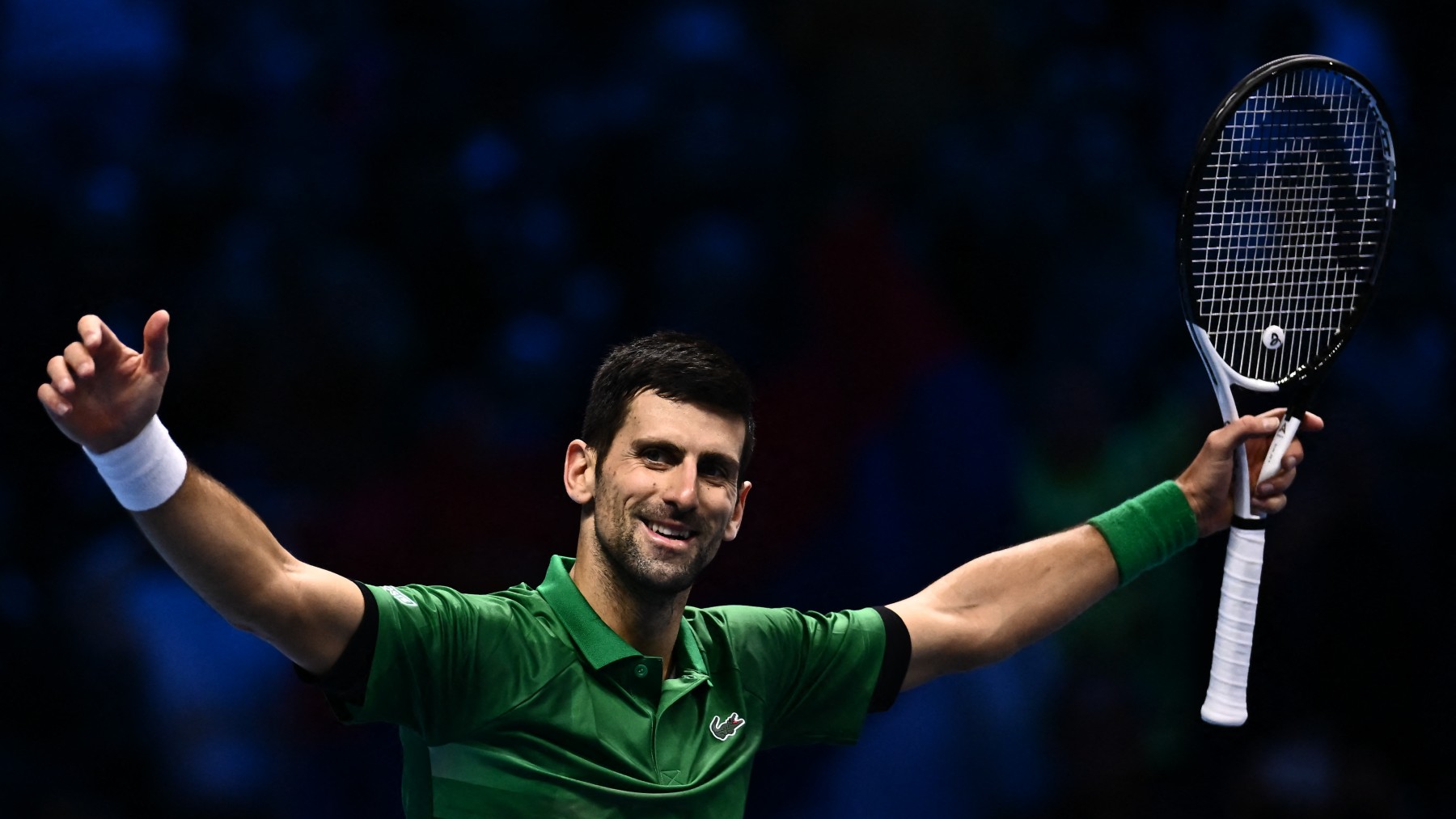 Djokovic celebra la victoria. (AFP)