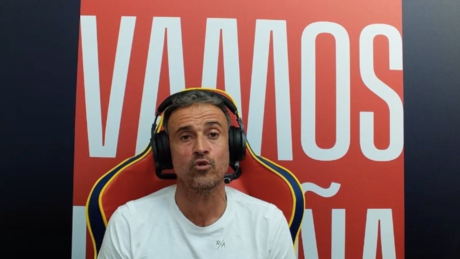 Luis Enrique en sus redes sociales (Twitch)