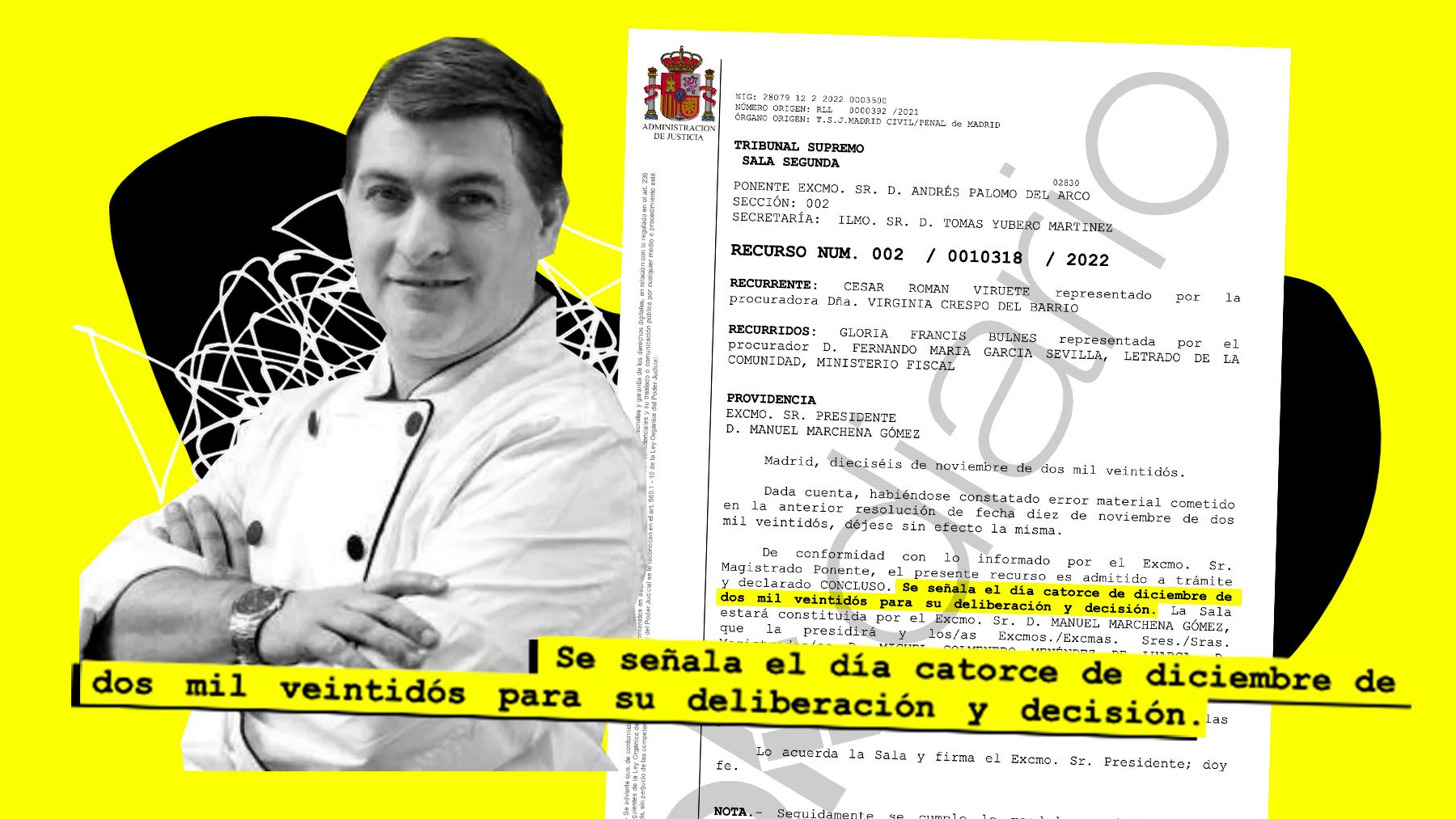 El Supremo revisa hoy la condena del Rey del Cachopo