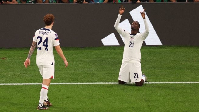 El futbolista Timothy Weah