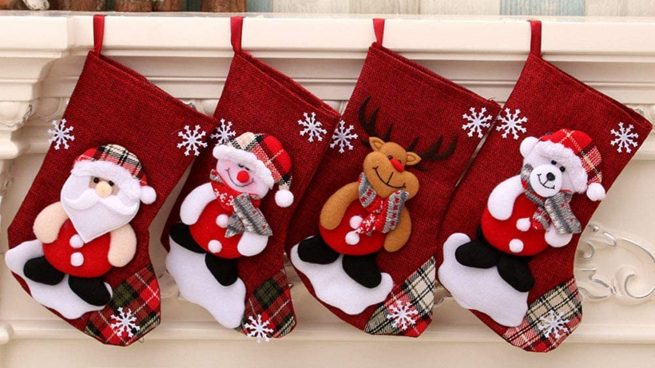 Los mejores adornos navideños con forma de calcetín para decorar tu casa