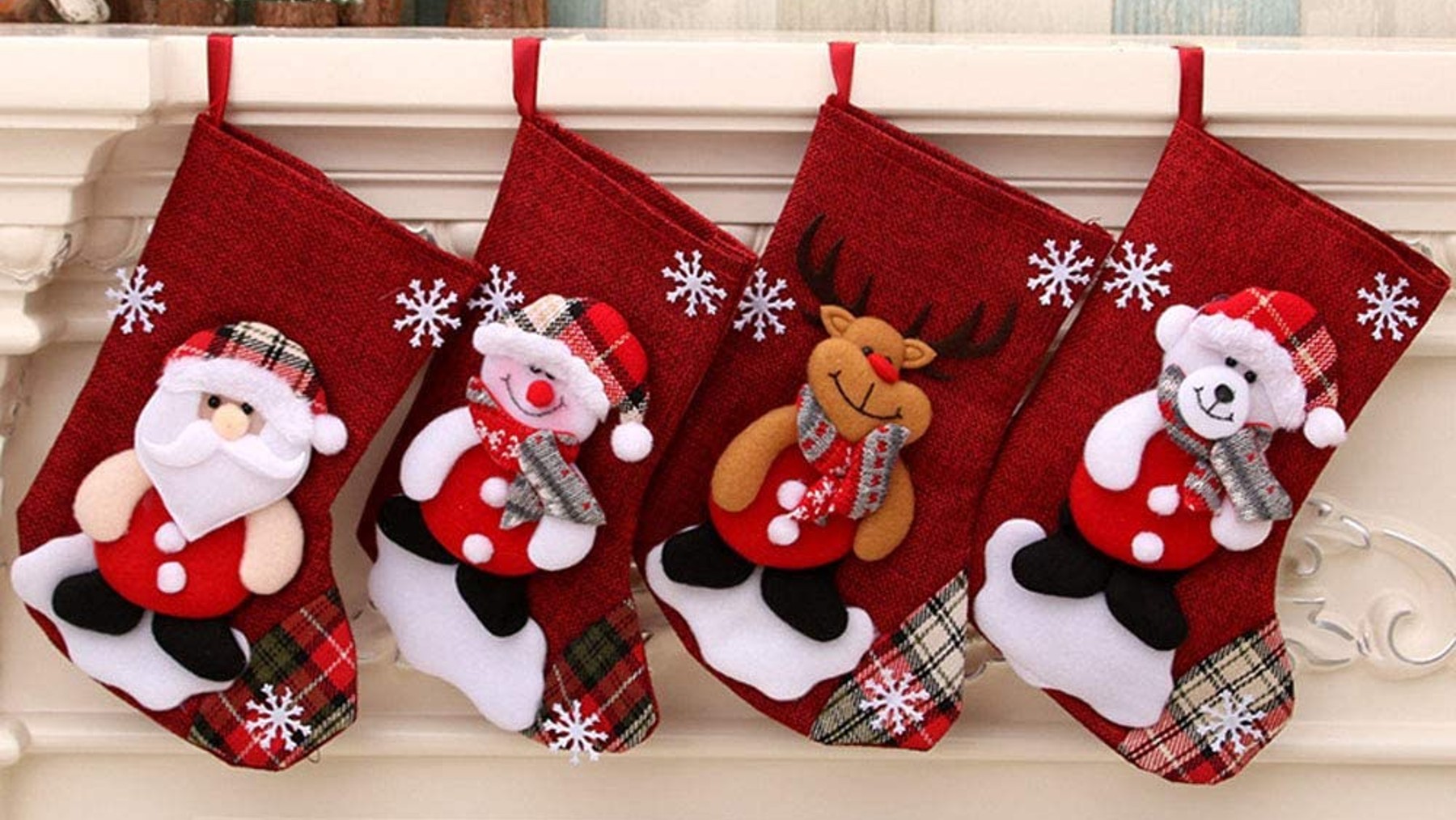 Calcetines navideños para perros calcetines para perros con fondo