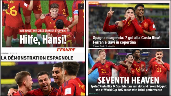 lo que dice la prensa alemana sobre la victoria de España contra Costa Rica