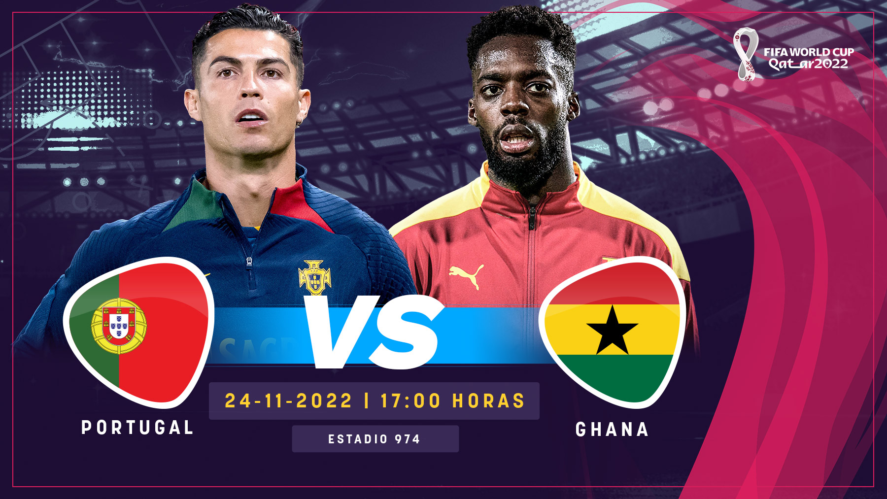 Portugal debuta contra Ghana.
