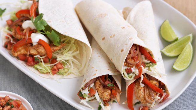 Fajitas caseras