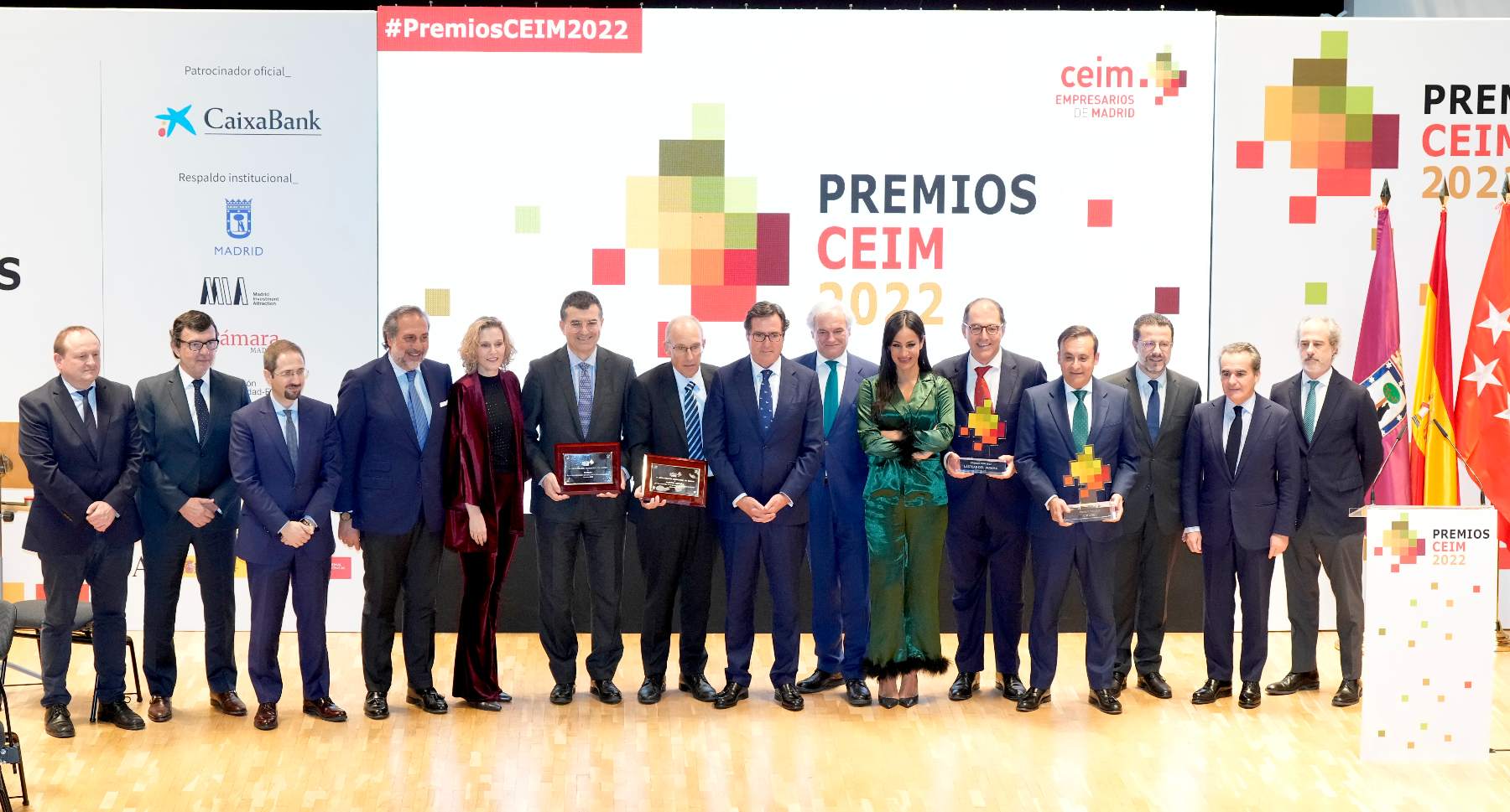 Foto de familia de los Premios Ceim 2022