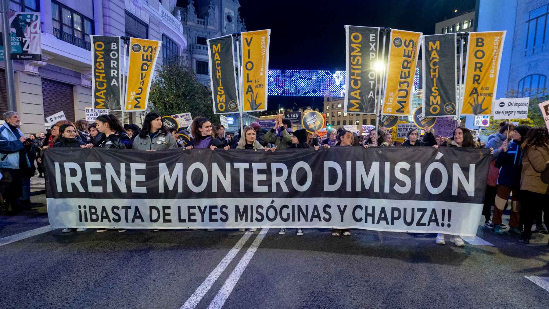 Manifestación 25-N en Madrid (Foto: EP)