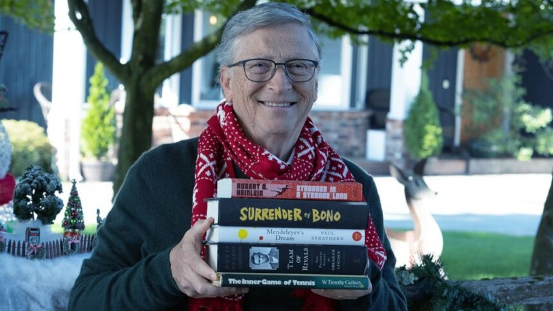 Los libros que debes leer esta Navidad según Bill Gates