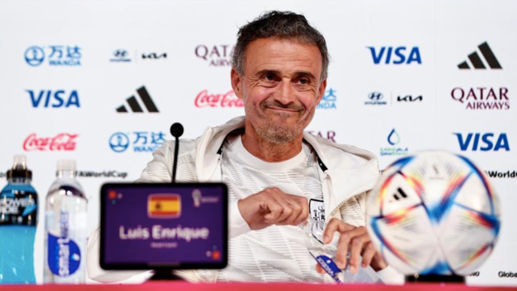 Luis Enrique, en rueda de prensa. (RFEF)