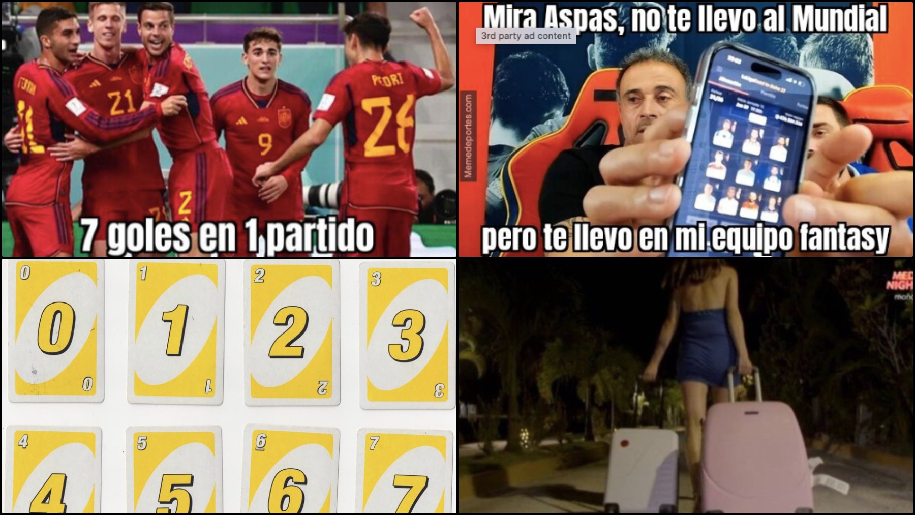 Memes del partido entre España y Alemania.