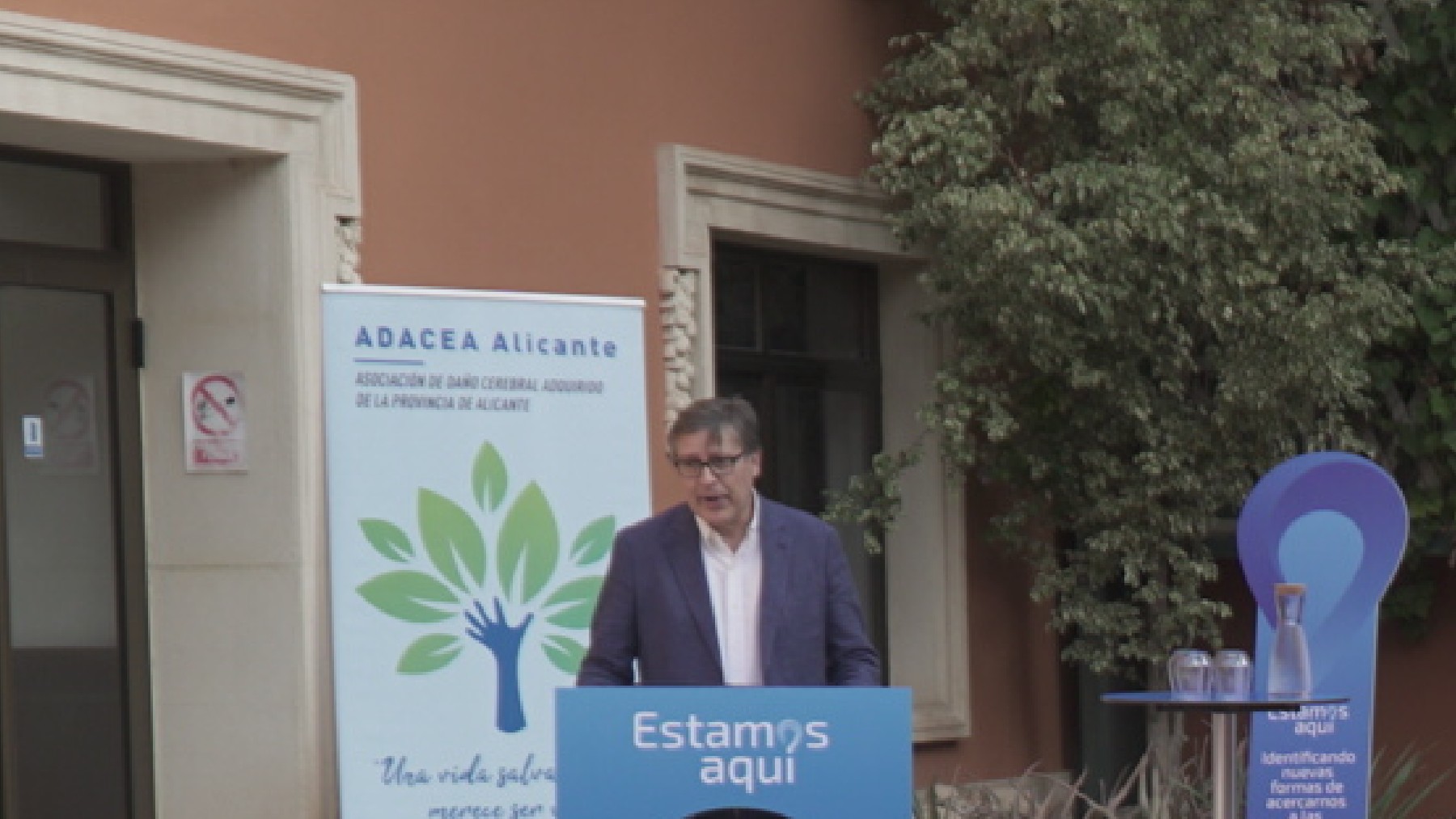 El director general de Aguas de Alicante Javier Díez en un acto reciente.