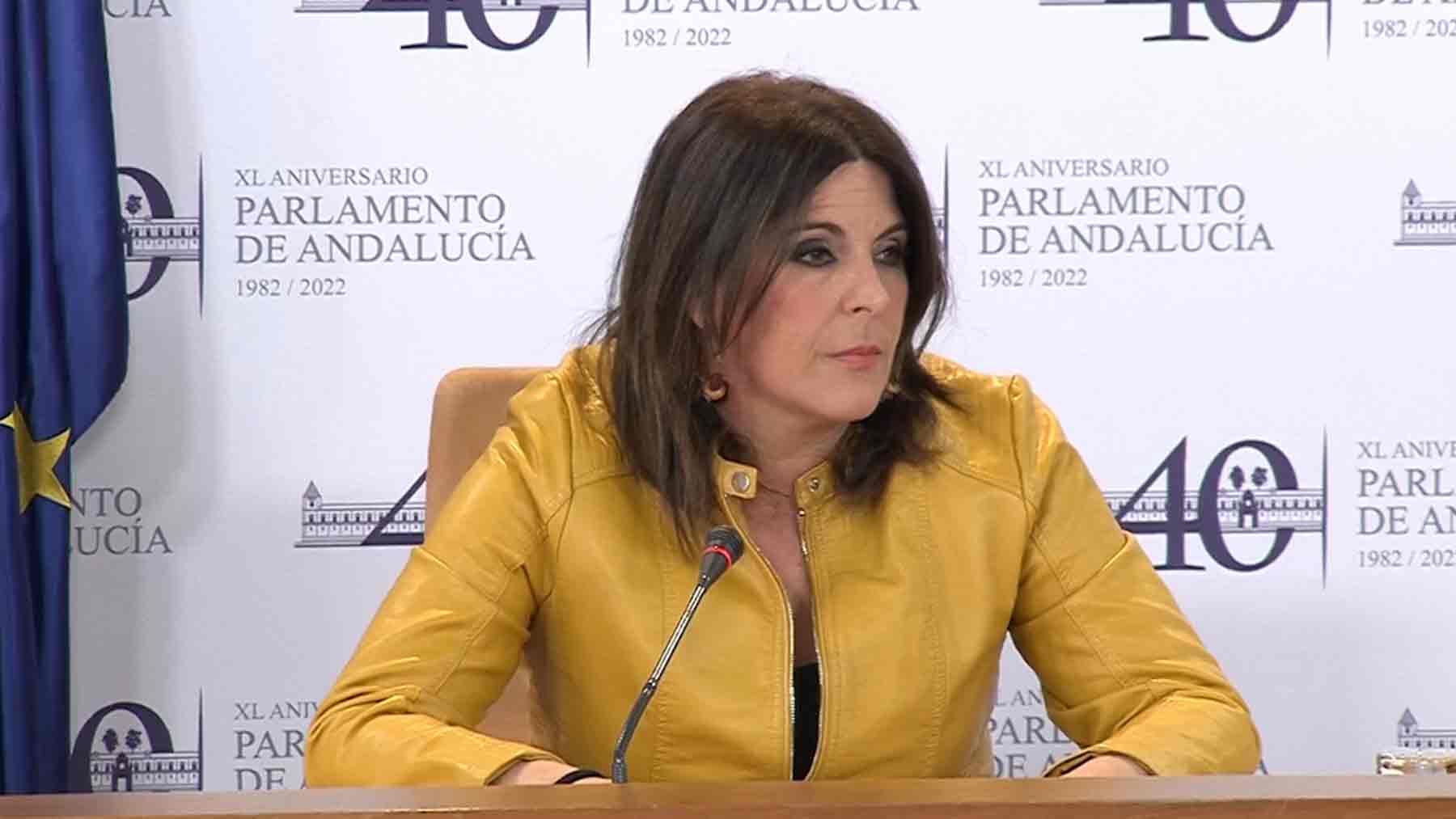Ángeles Férriz, portavoz del PSOE en Andalucía.