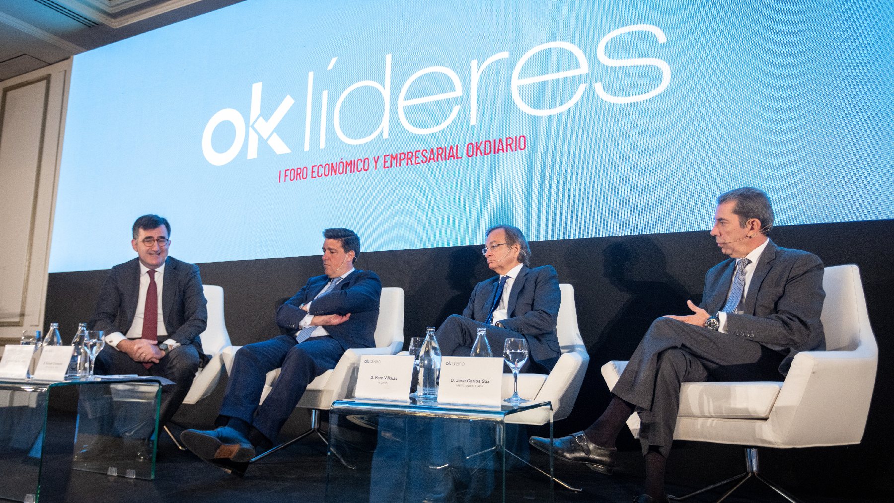 Alberto Valls, Ismael Clemente, Pere Viñolas y José Carlos Saz.