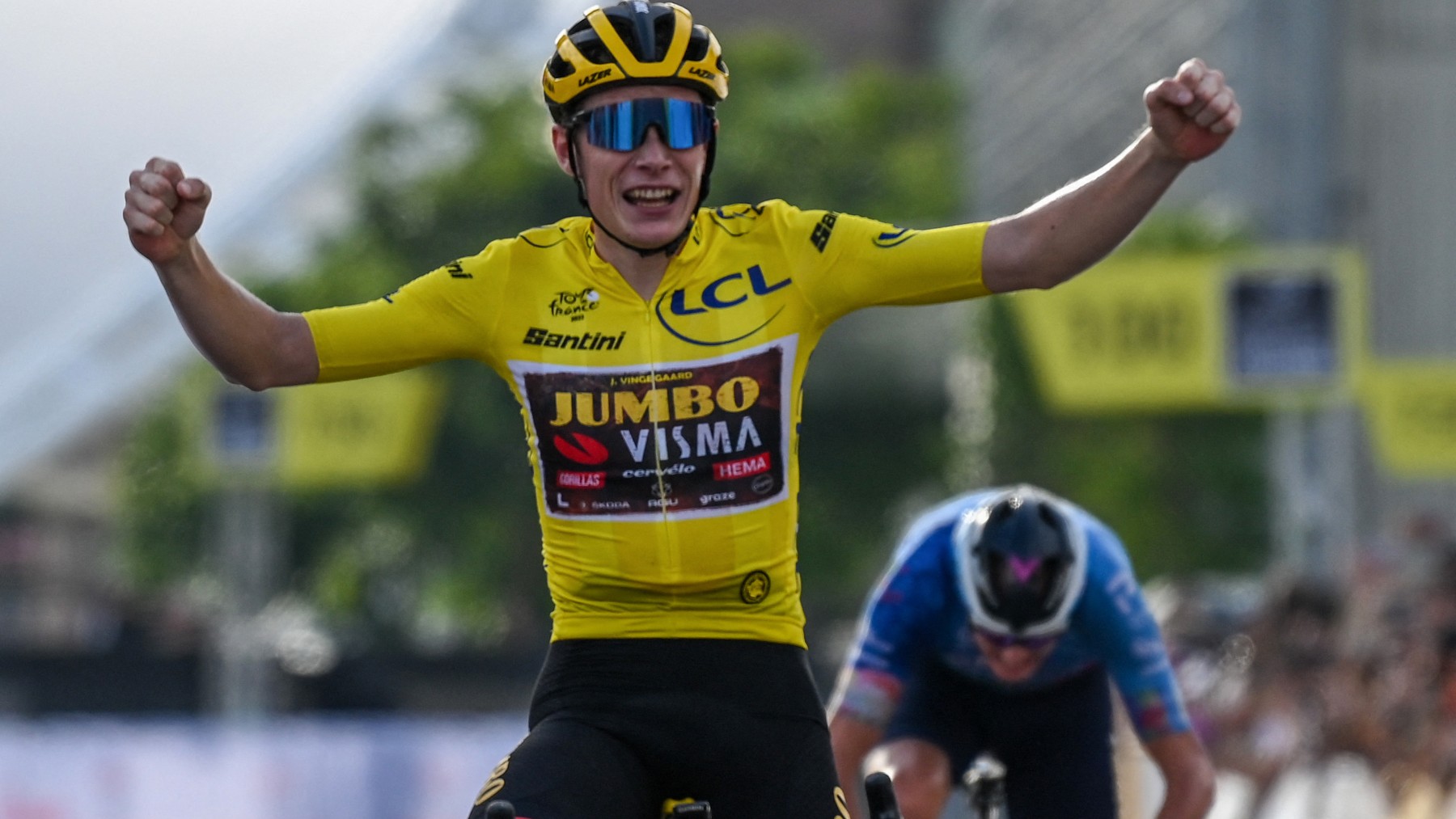 Vingegaard, en el Tour de Francia. (AFP)