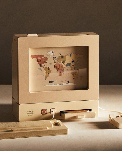 El ordenador de juguete que arrasa en Zara Home: interactivo y de madera