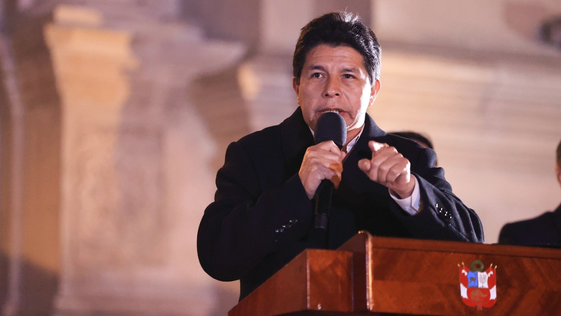 Pedro Castillo, ex presidente golpista de Perú.