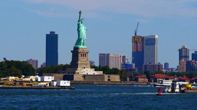 La estatua de la libertad llegó a USA…en piezas