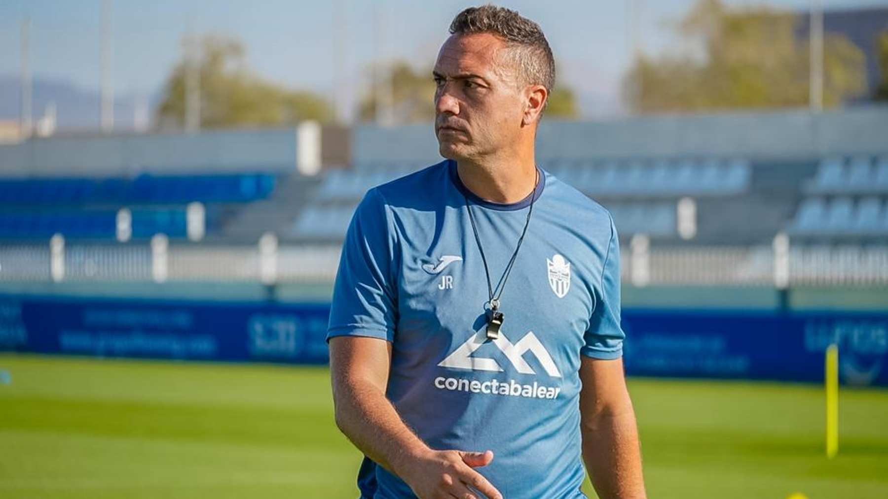 El hasta ahora entrenador del Atlético Baleares, Jordi Roger.