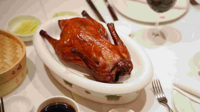 Pato laqueado de China Crown