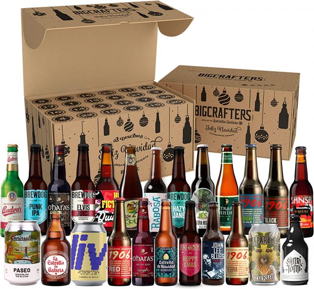 Amazon tiene el regalo más original para los amantes de la cerveza: un Calendario de Adviento repleto de variedad