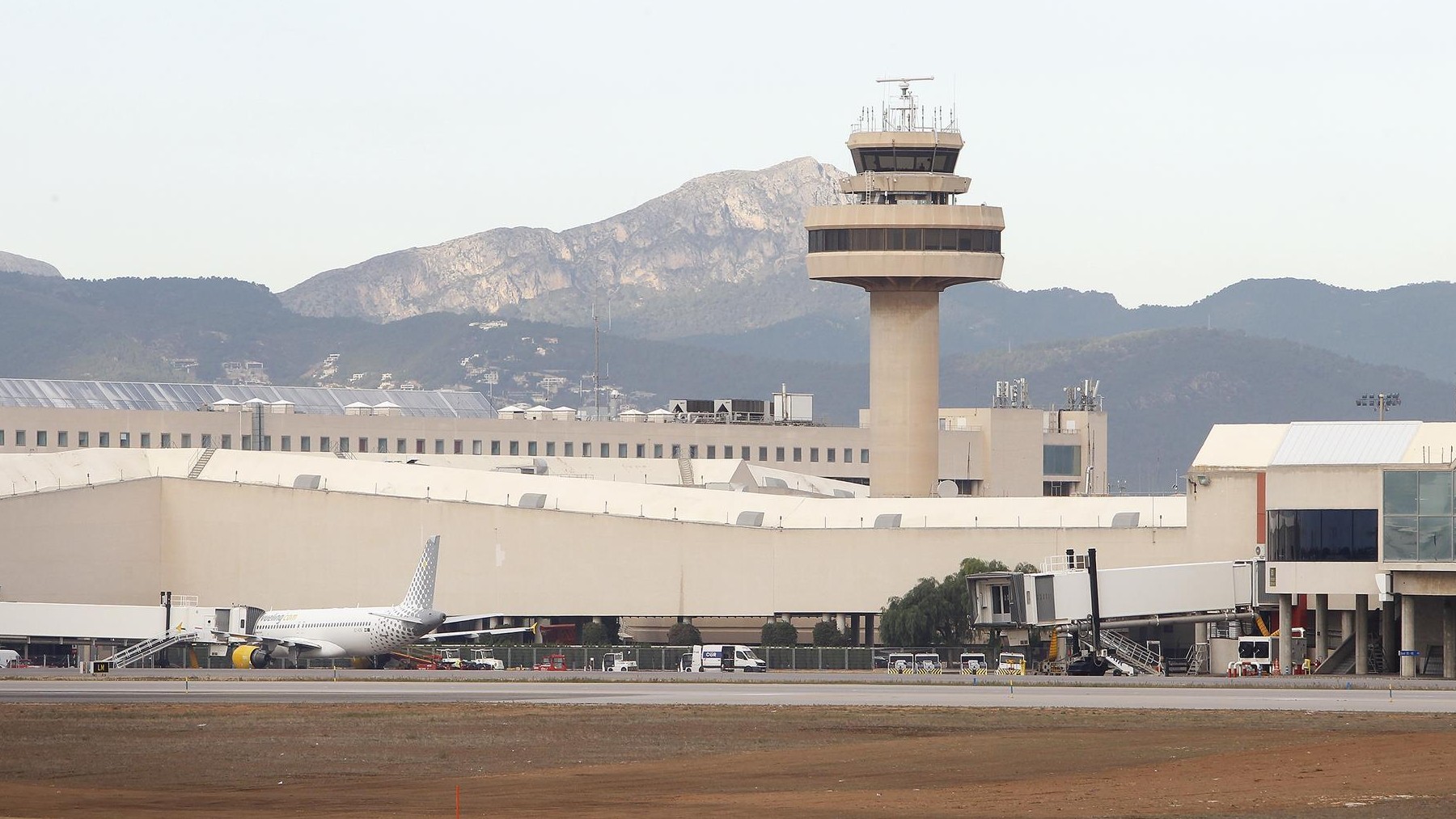 Vista general del aeropuerto de Palma.