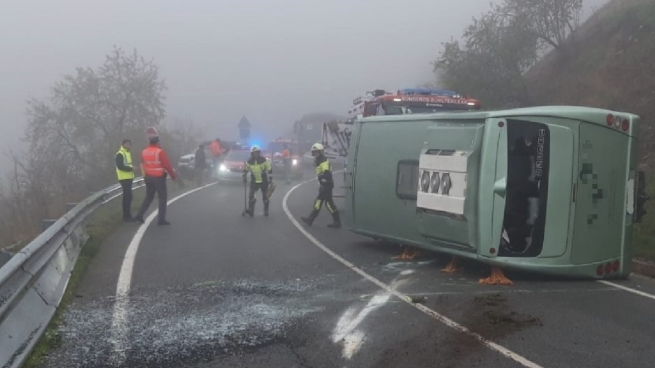 accidente autobús Navarra
